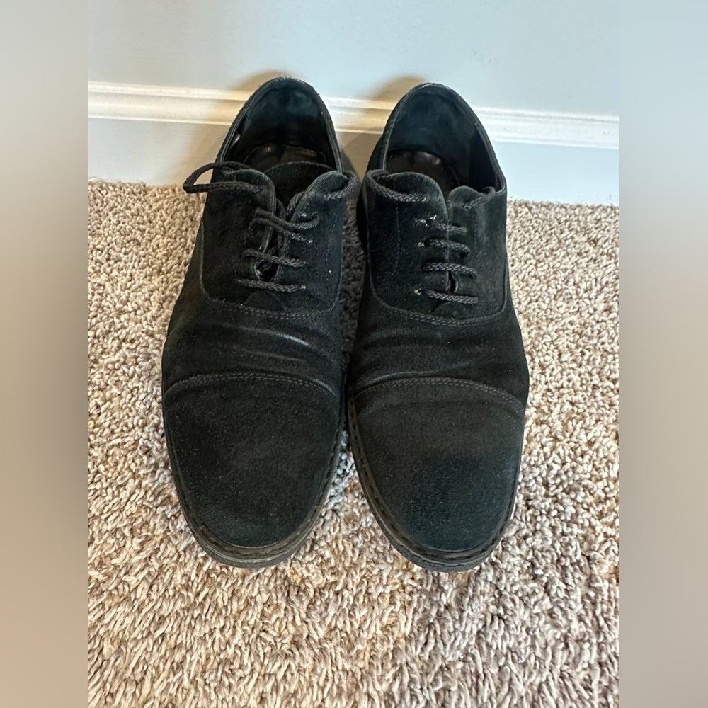 Men suede dress shoes.